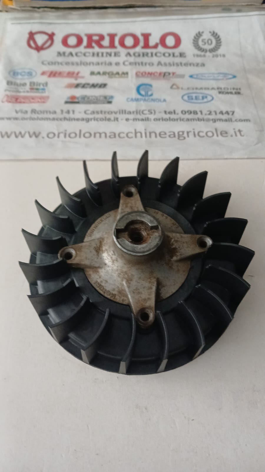VENTOLA  20 DENTI LARGH.155 mm